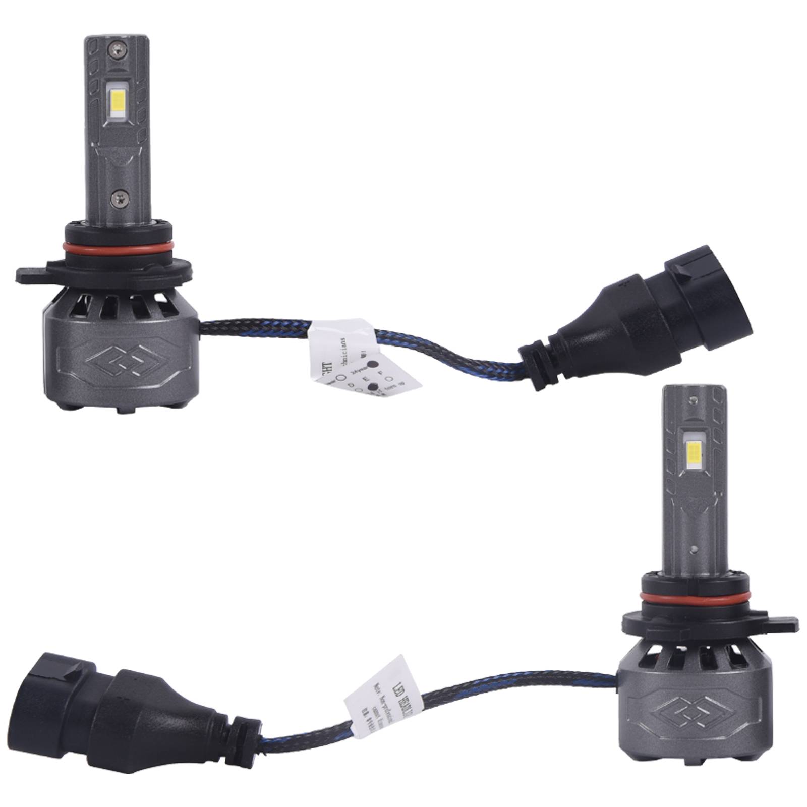 9012 LED Headlight Bulbs 8000lm/Set Brightness 6000K White