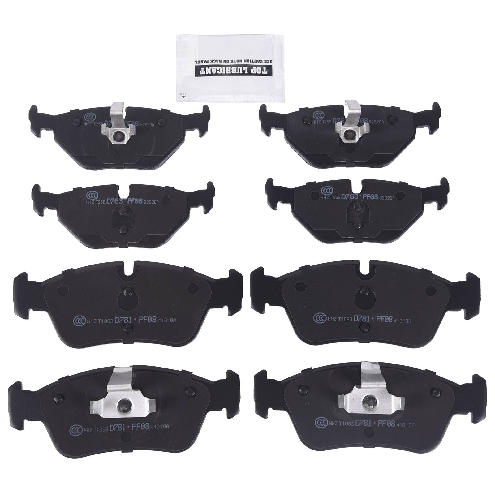 8X Front + Rear Ceramic Brake Pads For BMW 318ti 323i 325Ci 325i 325xi 328Ci Z4