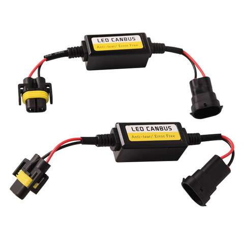 Canbus Error Free Anti Flicker Resistor Canceller Decoders H11 H8 LED Headlight
