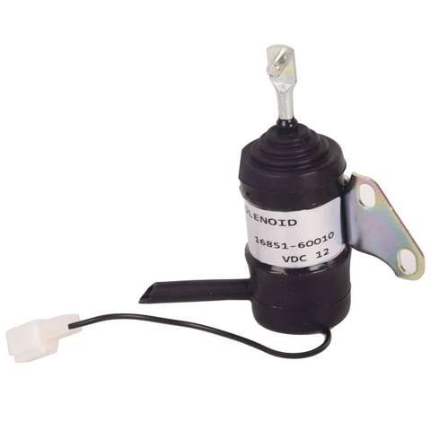New Fuel Stop solenoid For Kubota Mower Tractor Excavator RTV RTV900 1685160010