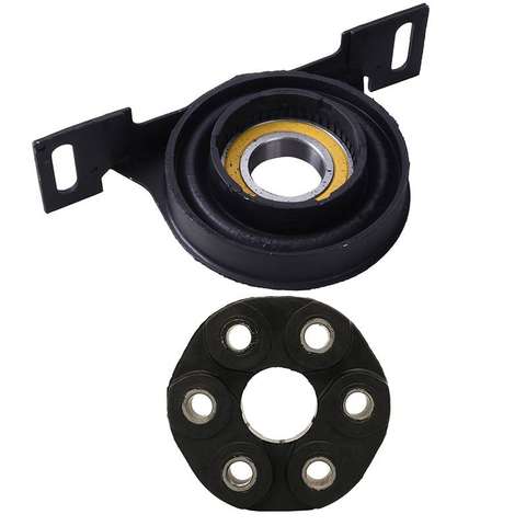 Driveshaft Shaft Center Support Bearing + Flex Disc Joint Kit For BMW 323i 328i