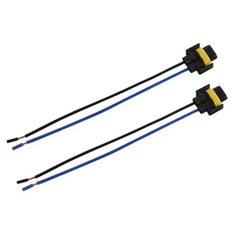 Wire Pigtail Female S H11 Two Harness Head Light Low Beam Socket Connector Plug
