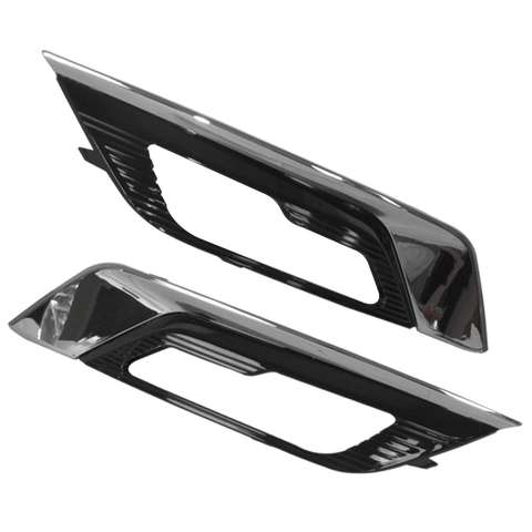 KIT Pair Front Right & Left Fog Lamp Bezel Kit for Ford Fusion 2017-2018