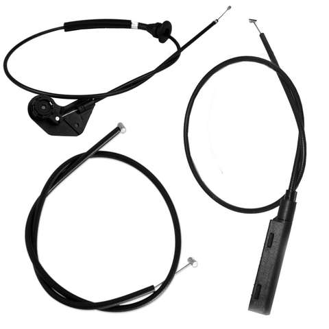 3PCS Engine Hood Release Cable Bowden Cable Wire 51238402615 fit 00-07BMW X5 E53