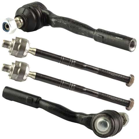 4Pcs Front Inner &Outer Tie Rod End Kit Fits Mercedes-Benz E320 E350 E500 CLS550