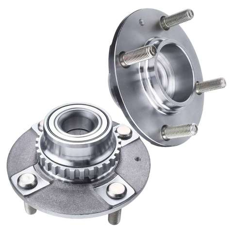 Pair Rear Left & Right Wheel Bearing Hub Assembly for Hyundai Accent 1997-1999
