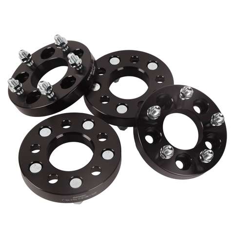 4Pcs 5x4.5 to 5x4.75 Wheel Adapters Spacer 1" Thick M1/2x20 Studs for Ford Jeep