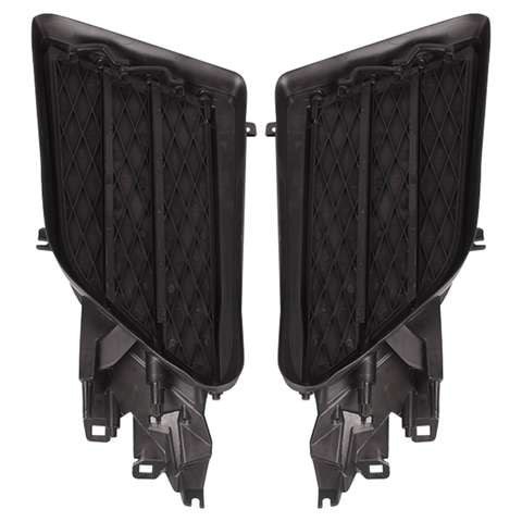 Pair front air shutter movable Barbecue grill For Tesla Model S 2016-2021