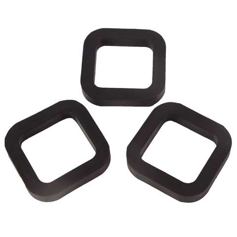 3PCS 2 Inch Reduce Noise Cushion Fit 2" Trailer Hitch Receiver Silencer Pad