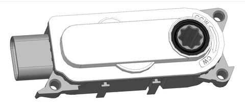 Grille Motor 116338501 Replacement 1318-888-00075
