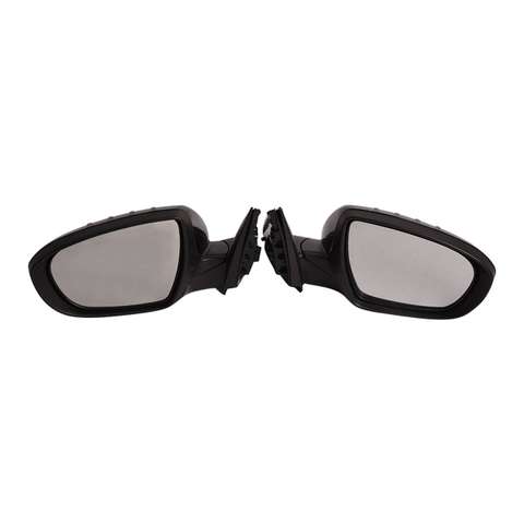 Mirror Power Set For 2011-13 Kia Optima Signal Light Hybrid Model Painted Black