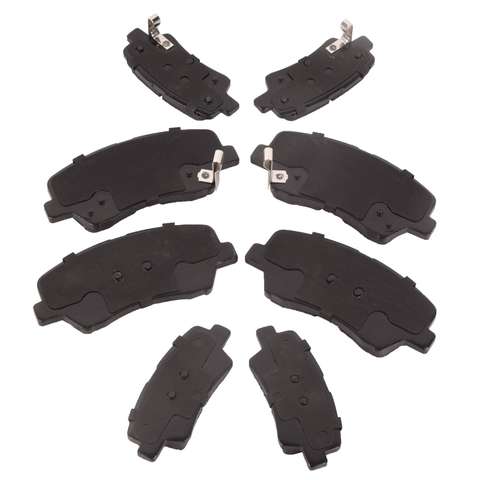 Front & Rear Brake Pads For 2013 - 2016 Hyundai Veloster Elantra D1544 D1543